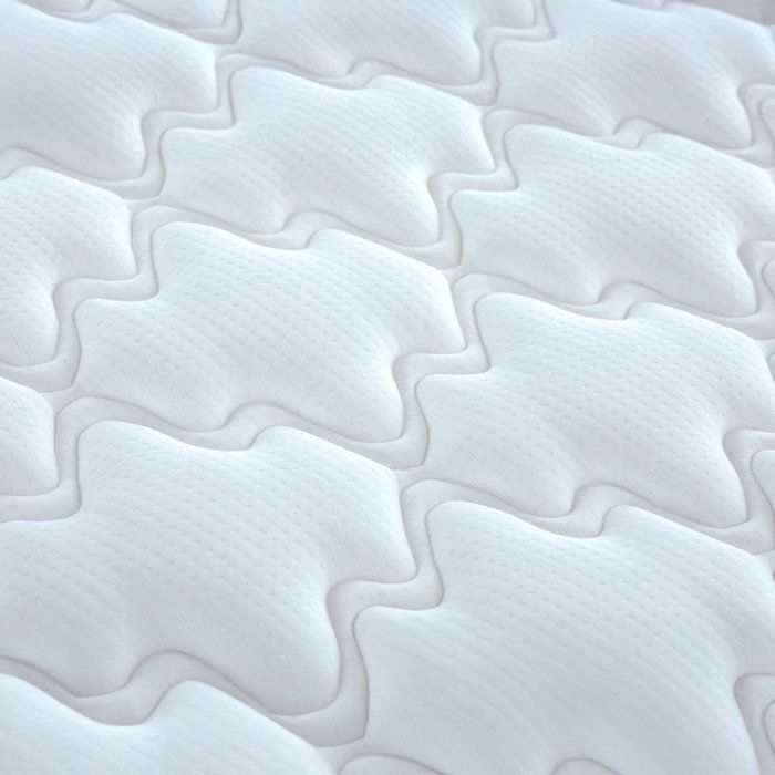 CONFORT DESIGN Amboise Mattress and bed base set 160 x 200 cm - 20 cm thick - Pocket springs - 25 kg/m³ foam - Made in France