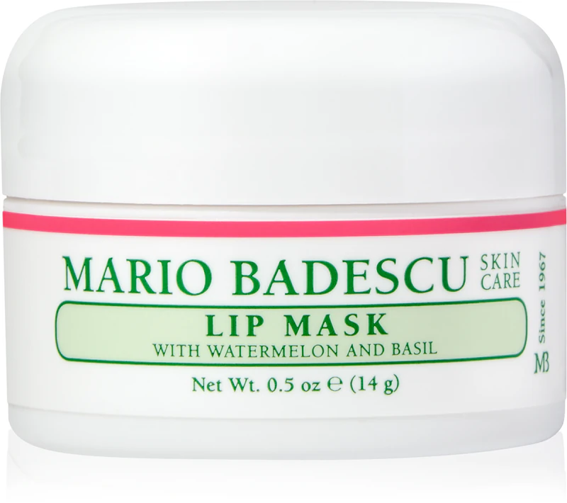 Mario Badescu lippenmasker met watermeloen en basilicum, hydraterend lippenmasker
