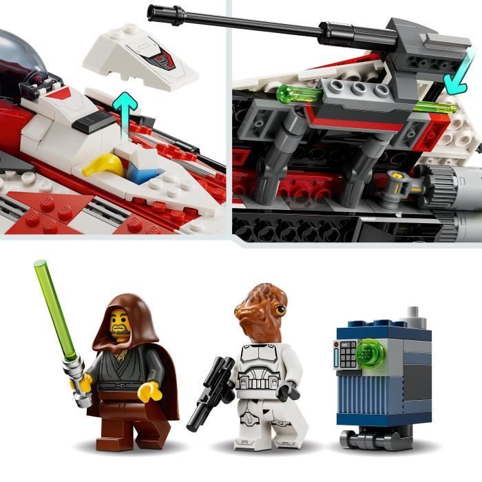 LEGO® Star Wars 75388 Le Chasseur Stellaire de Jedi Bob - Réplique Véhicule à Construire