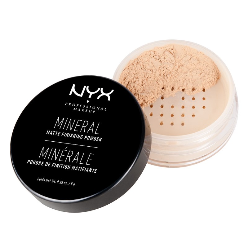 Ásványi finírozó púder világos/közepes - NYX Professional Makeup