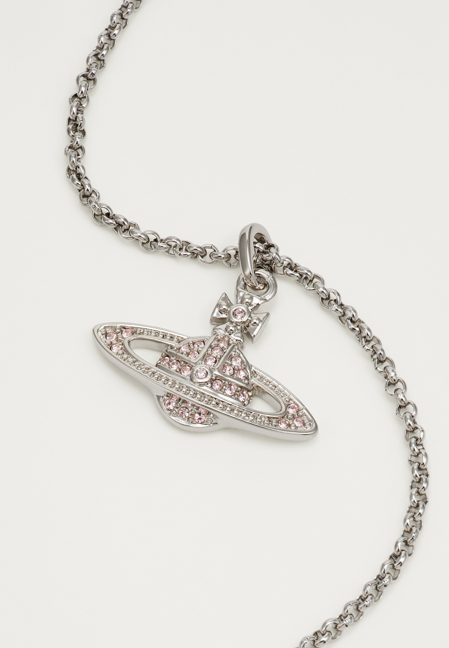 Vivienne Westwood MINI BAS RELIEF ANHÄNGER - Halskette - silberfarben/Vintage-Rose
