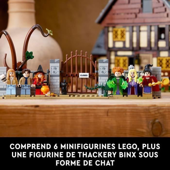 LEGO® Ideas Hocus Pocus Disney : le manoir des sœurs Sanderson 21341 -Set de construction - Un cadeau d’Halloween pour les adultes