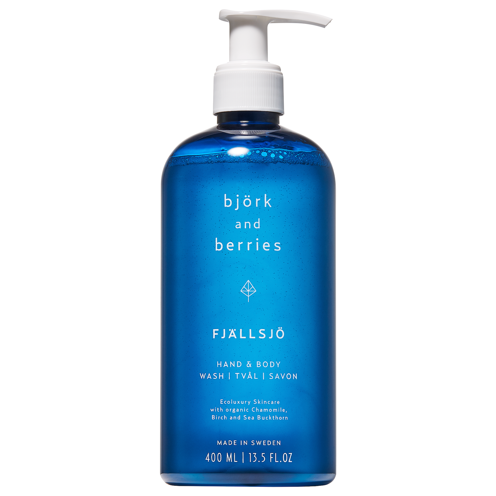 Gel de gel pentru mâini și corp Fjällsjö 400 ml - Björk și fructe de pădure