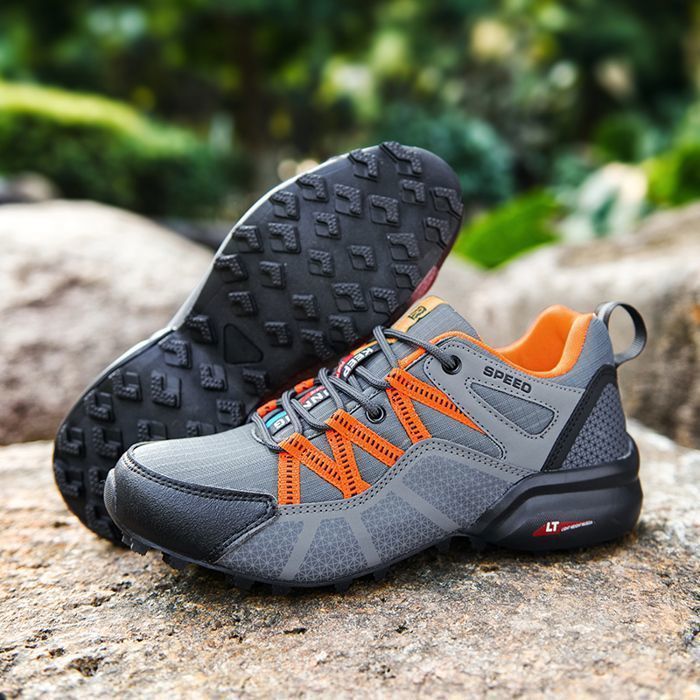 Men's Hiking Shoes -HENRVIEG- Waterproof, Breathable, and Comfortable