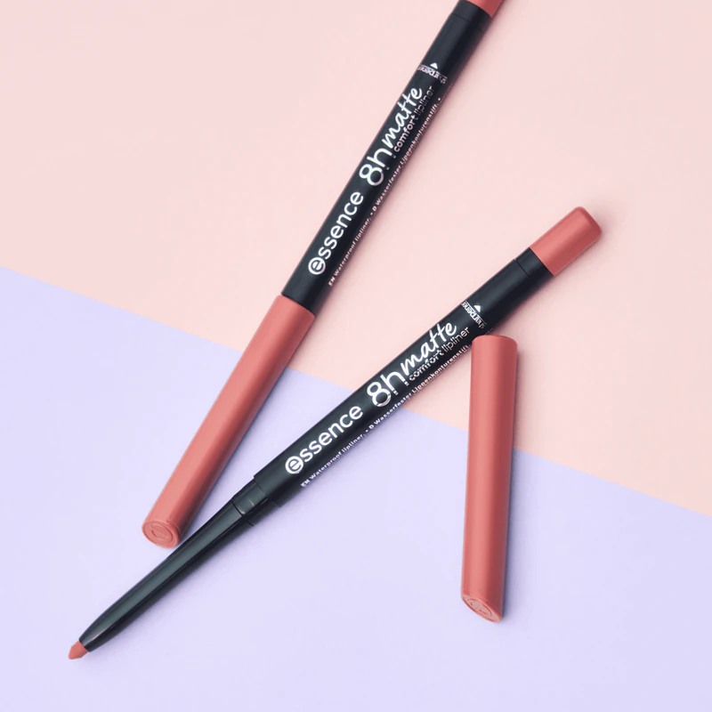 essence 8h Matte Comfort matte lippenpotlood met puntenslijper