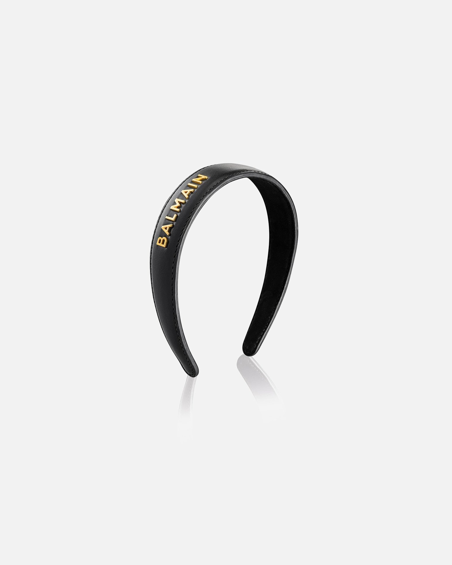 Balmain Hair Couture traka za kosu, crna kožna traka za kosu – 1 komad