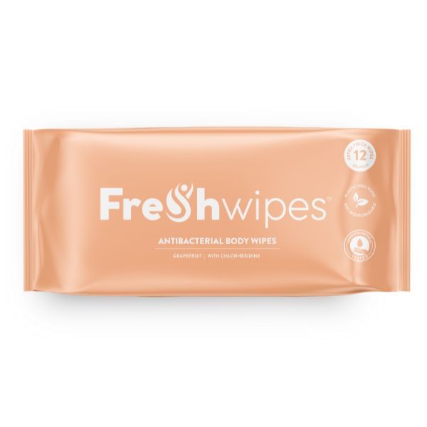Tělové ubrousky Freshwipes - Grapefruit 12 vlhčených ubrousků