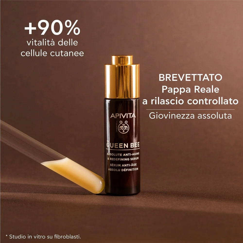 Queen Bee Siero Anti-età Assoluto e Rassodante - Siero viso antirughe