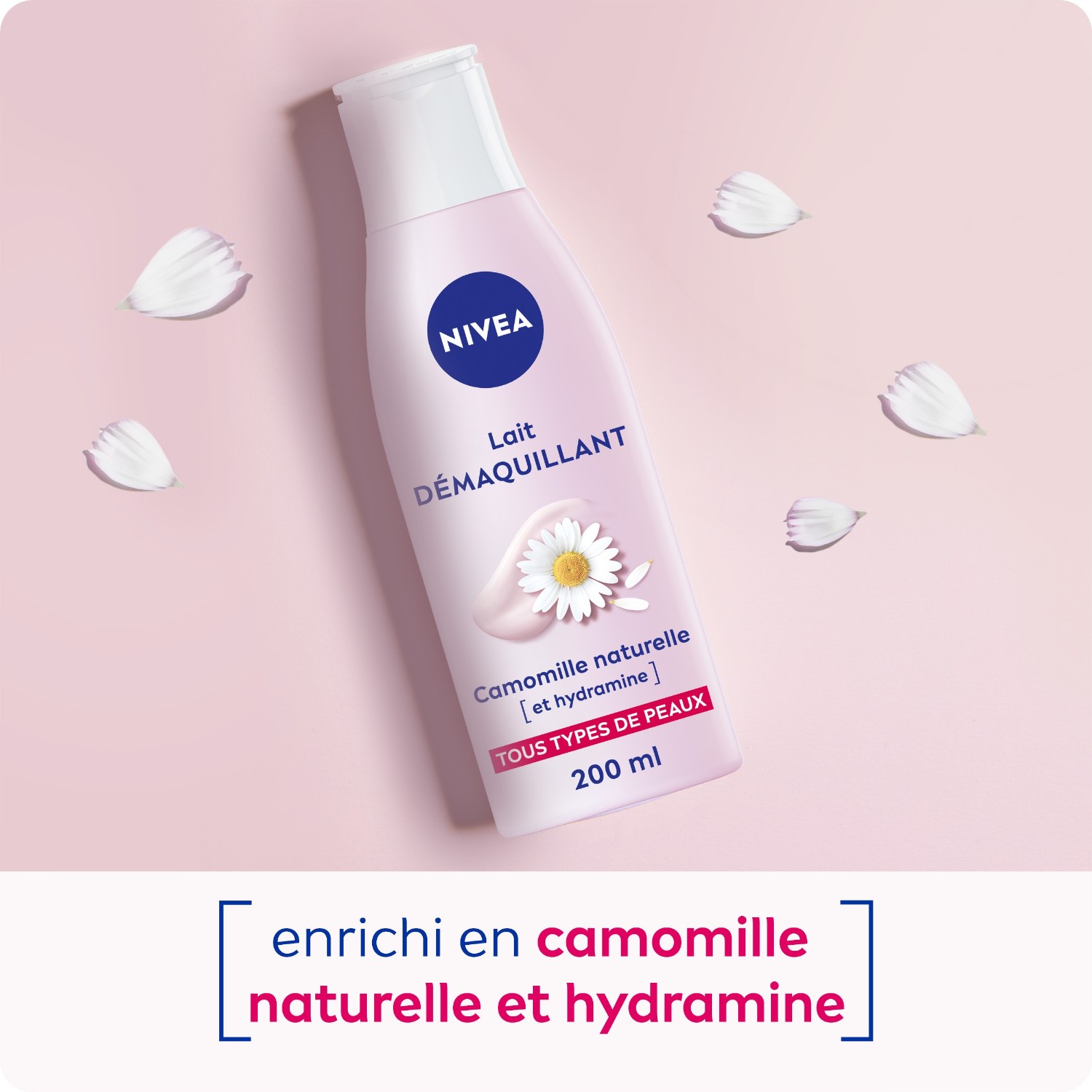 NIVEA Lait démaquillant Visage & Yeux Camomille naturelle