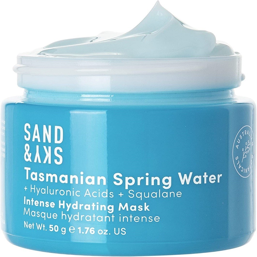 Drėkinamoji kaukė „Sand & Sky“ su Tasmanijos šaltinio vandeniu – 50 g