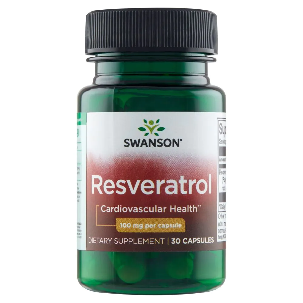 Swanson Resveratrol 100 mg Kapsułki