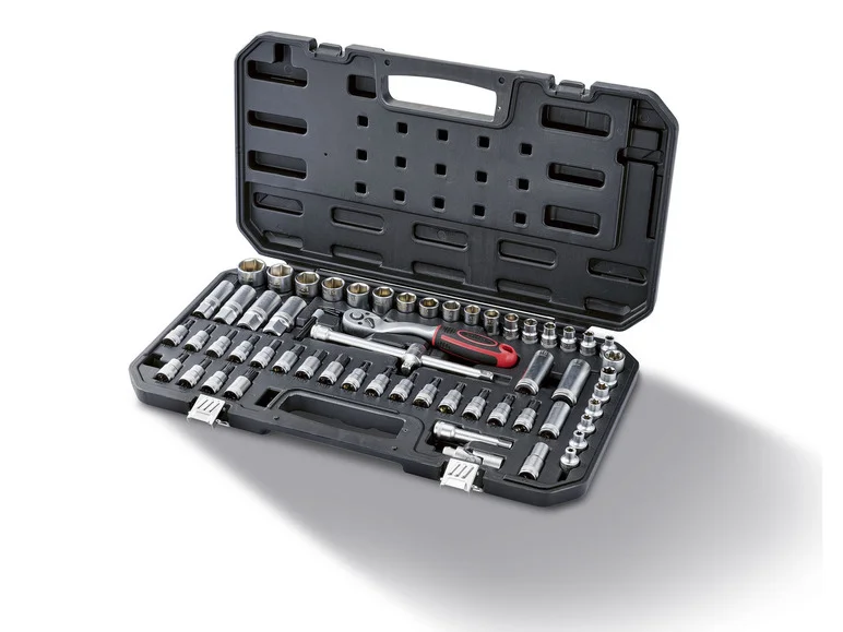 PARKSIDE® Zestaw fatninger og bits PSSS 65 A1, 65 elementer