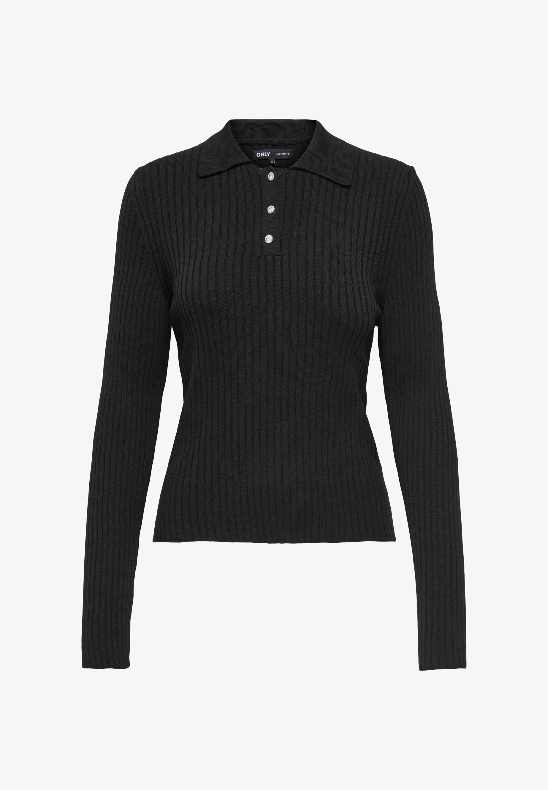 ONLY ONLELISA - Top met lange mouwen - zwart