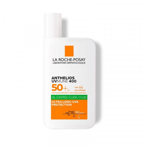 Anthelios UVmune šķidrais eļļas kontroles sejas krēms ar SPF50 Saules aizsardzība (aptieka)