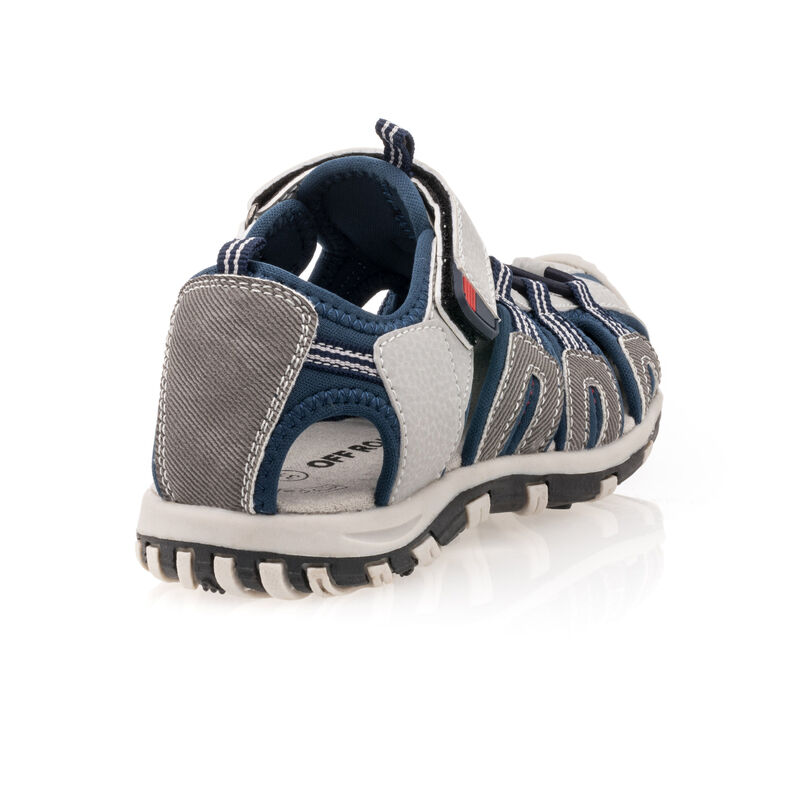 Sandalias grises para niño / Zapatos de punta abierta