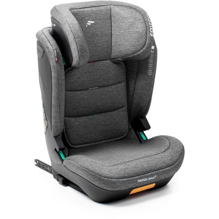 Silla de coche BABYAUTO Colosso - Grupo 2/3 - I-Size - 100/150 cm - Isofix - 11 posiciones de altura del reposacabezas - Gris