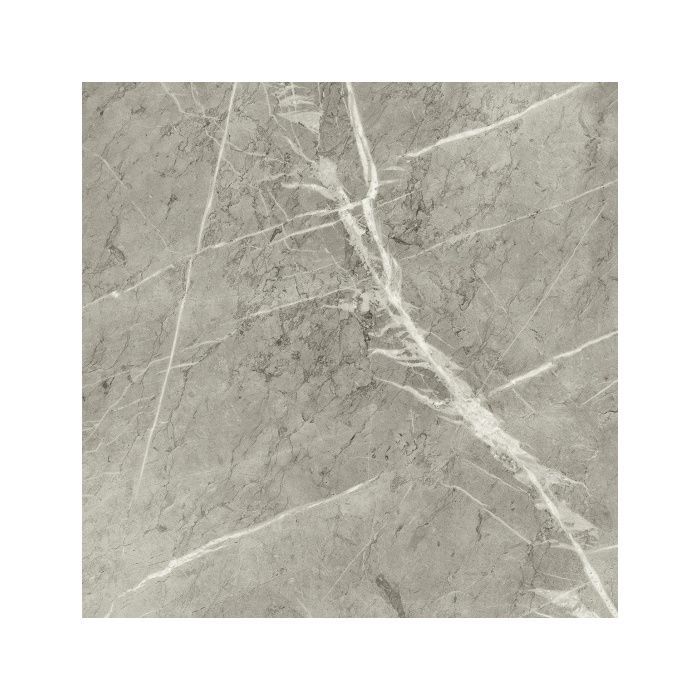 Suelo de linóleo moderno - Efecto mármol gris - Rollo de 4 m x 3 m