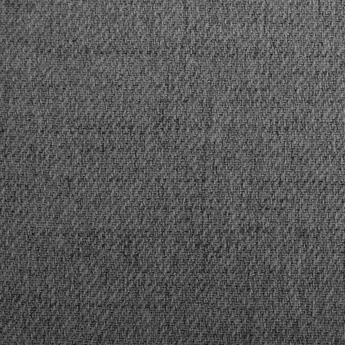 Canapé d'angle convertible - 4 personnes - STAN - Tissu Anthracite - 3 tétières - Réversible - 243 x 92 x 184 cm