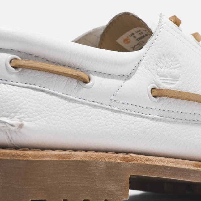 Scarpa da Barca Timberland® Authentic Handsewn                da Uomo in bianco