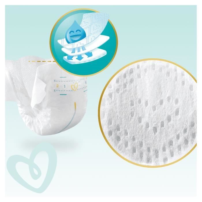 Pampers - Protección Premium - Pañales Talla 1 - 78 pañales