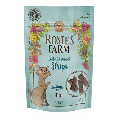 Rosies Farm Katzensnack „Streifen“ – Fisch