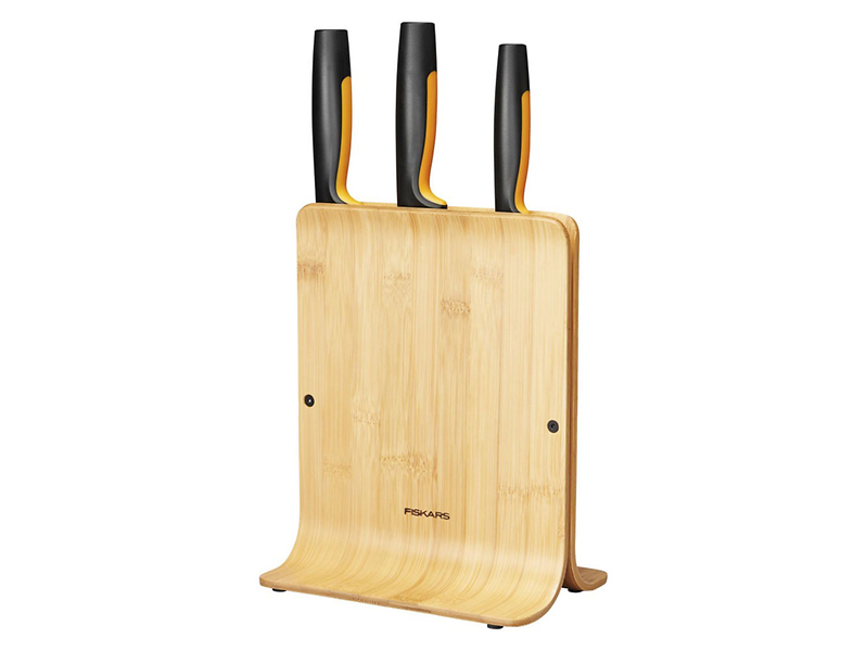 Zestaw noży kuchennych w bloku Fiskars Functional Form 3 szt.