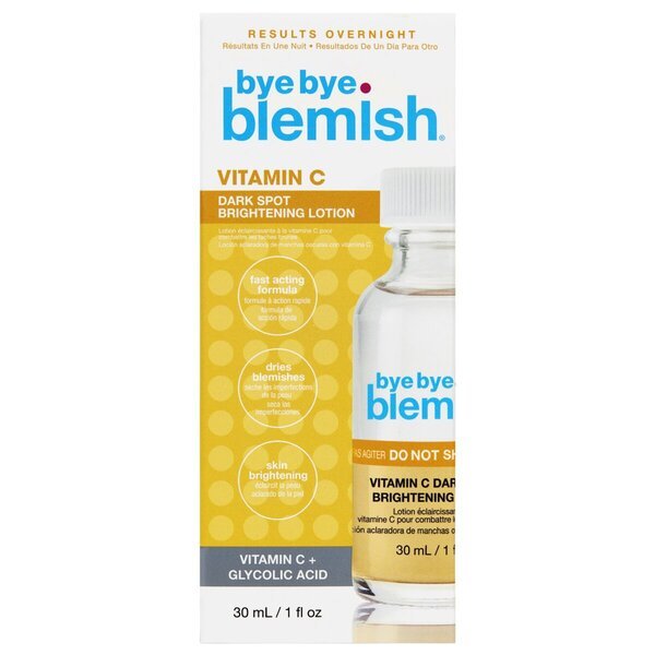 Bye Bye Blemish C vitamīna losjons ar mirdzošu efektu, 30 ml
