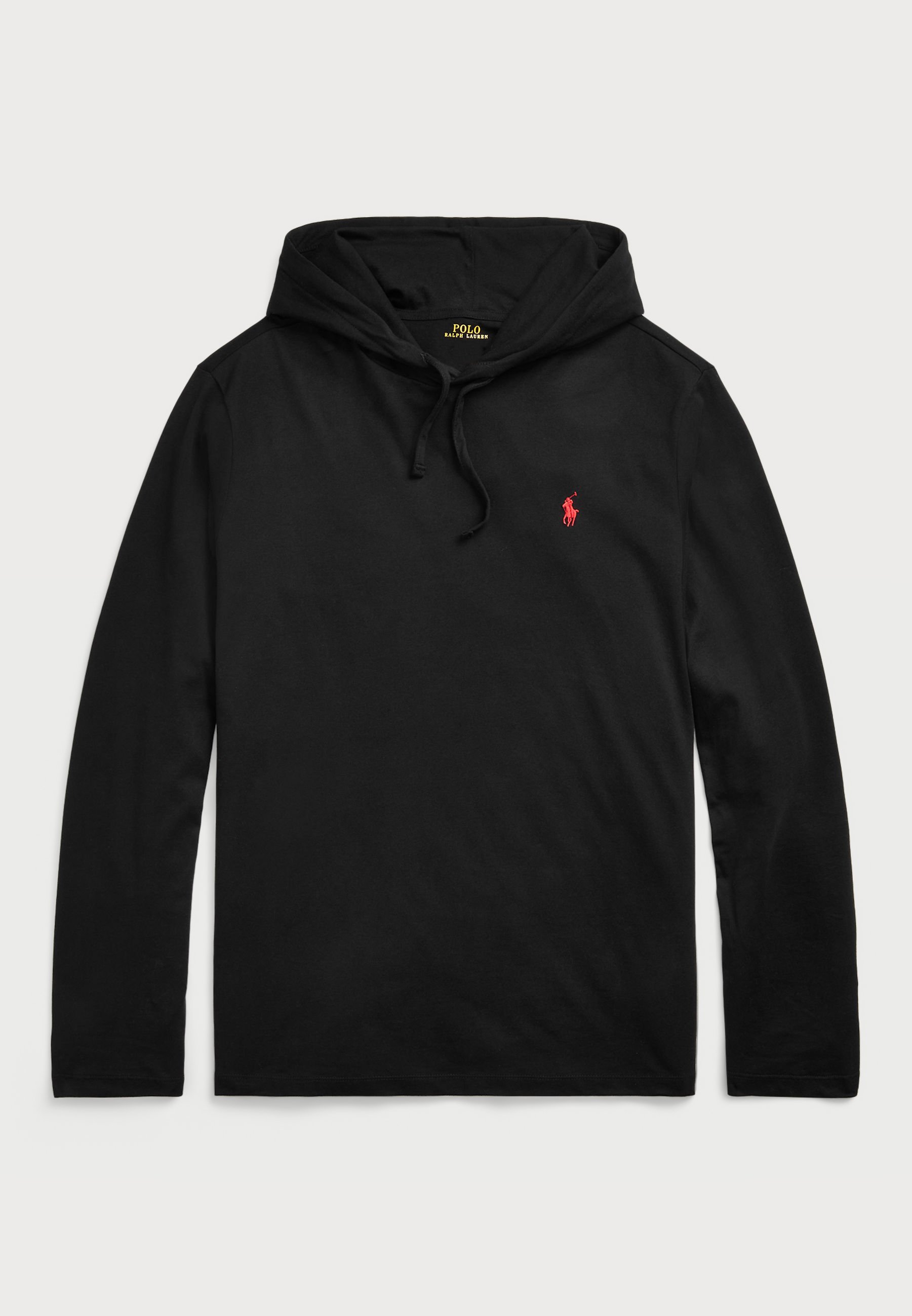 Polo Ralph Lauren JERSEY HOODED T-SHIRT - Hoodie - zwart