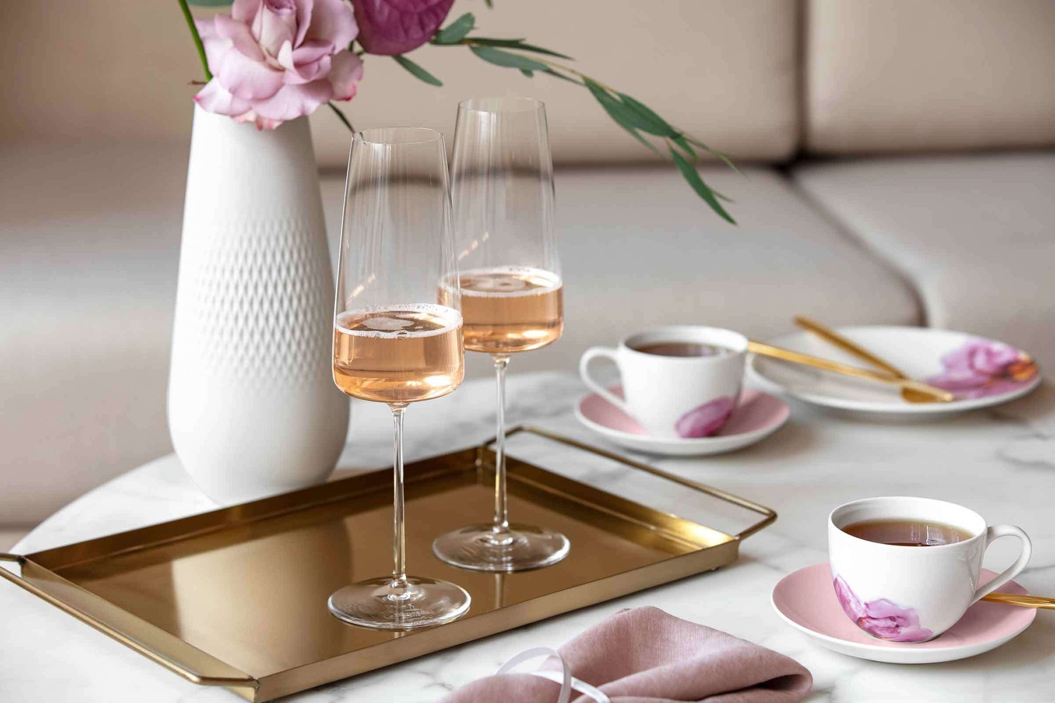 Villeroy & Boch kávový servis, 6-dielny EC Rose Garden - 1 kus