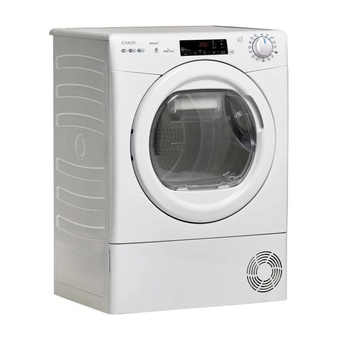 CANDY CS EH10N2TE-S Slimme warmtepompdroger - 10 kg - EasyCase-opvangbak - Energieklasse D - Wit