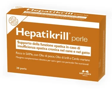 NBF LANES Hepatikrill Cães e Gatos Blister 30 cápsulas Função hepática