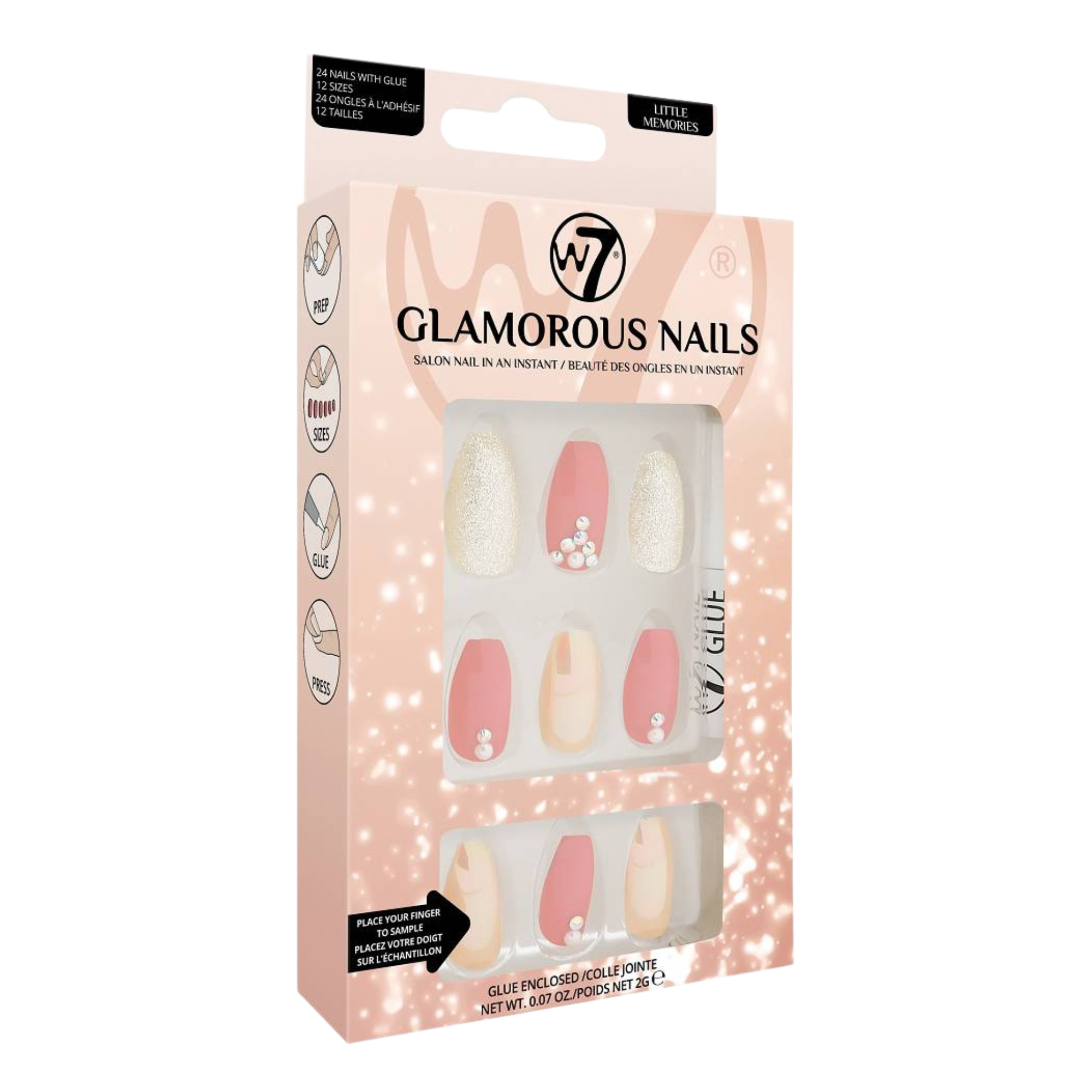 W7 Glamurozni nokti