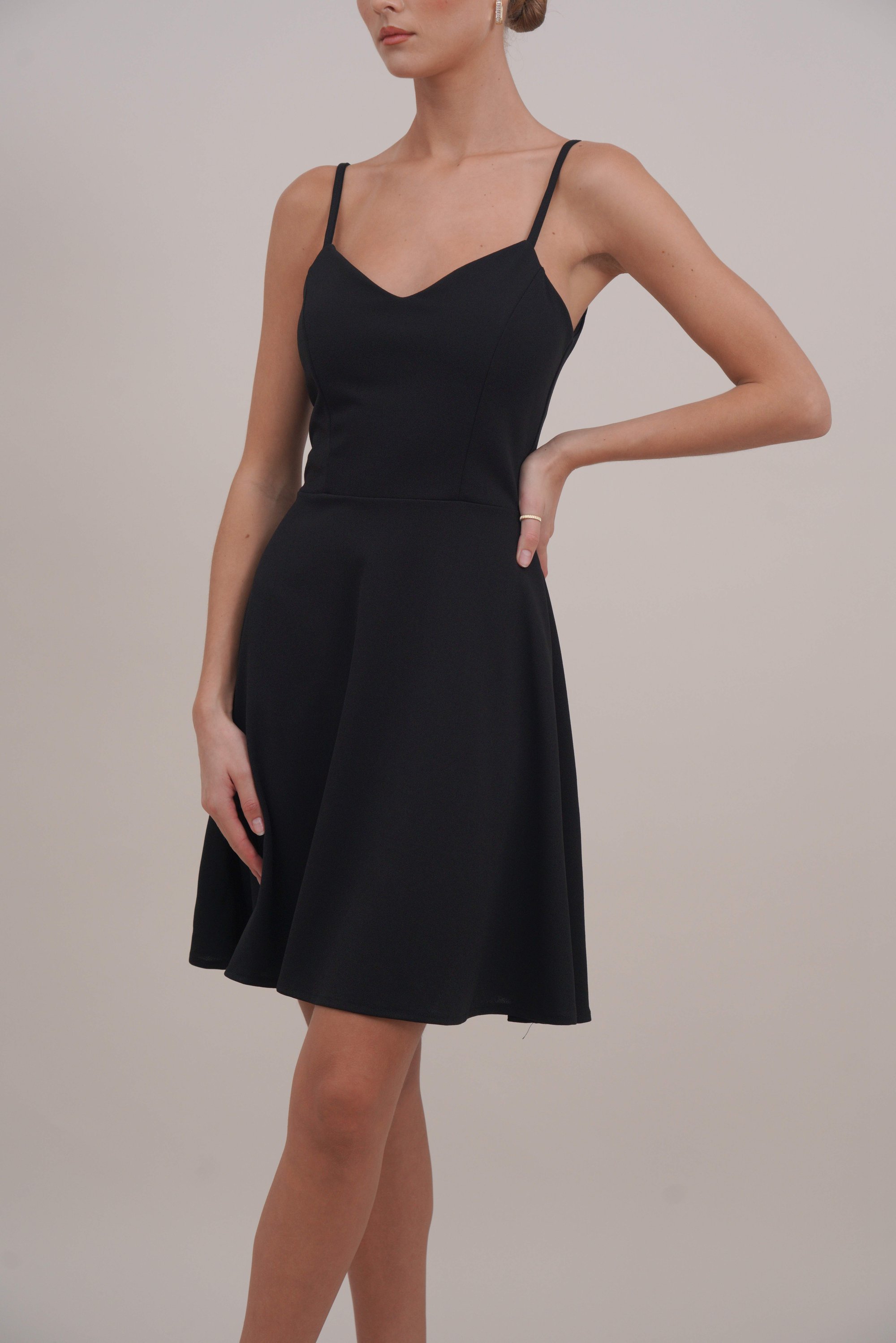 Robe de cocktail/robe de soirée WAL G. HALLIE - noire