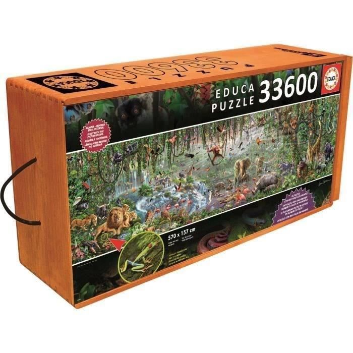 Wildlife Puzzle 33600 Pieces - EDUCA - Animals - Unisex - Ages 12+