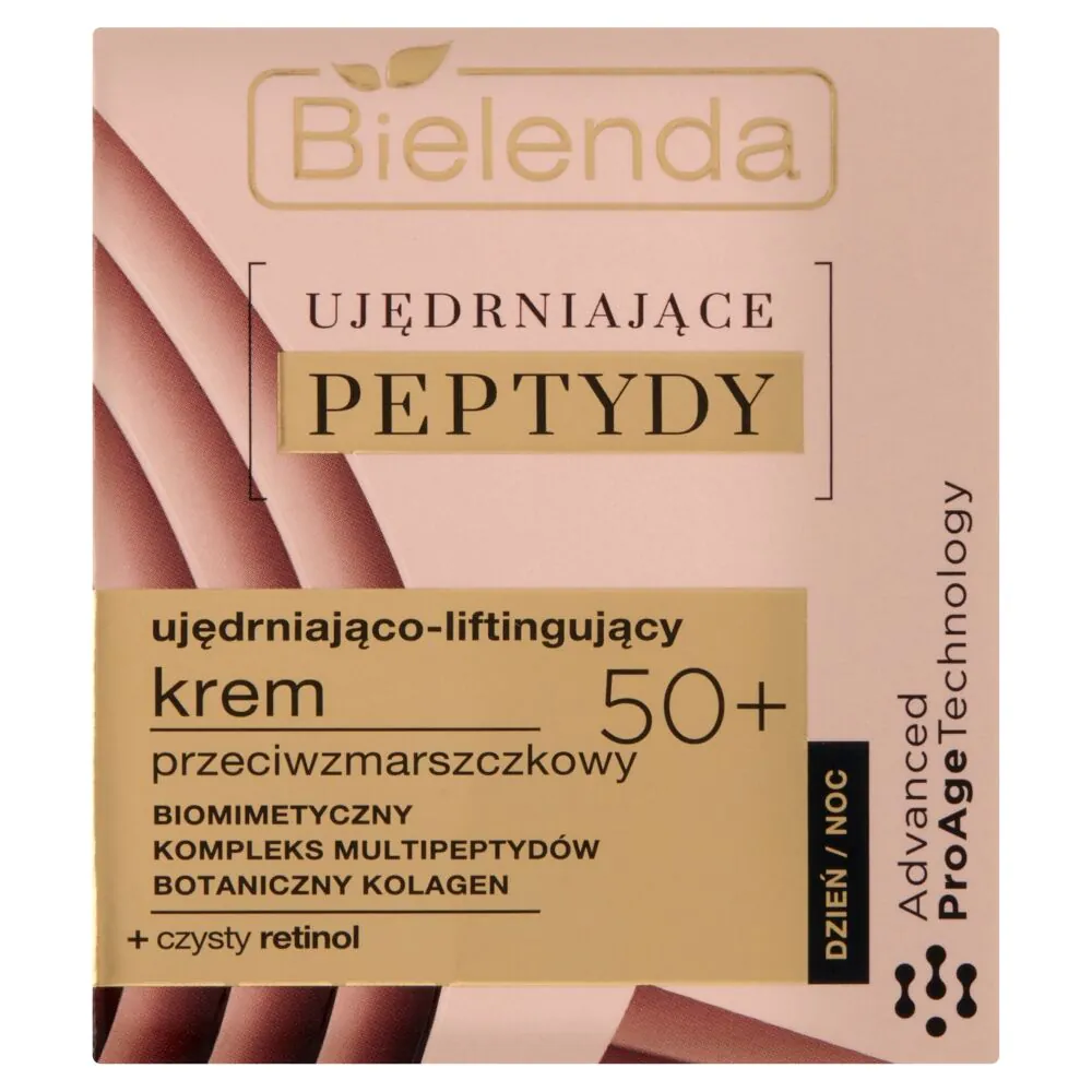 Bielenda Ujędrniające Peptydy Ujędrniająco-liftingujący krem przeciwzmarszczkowy 50+ dzień/noc
