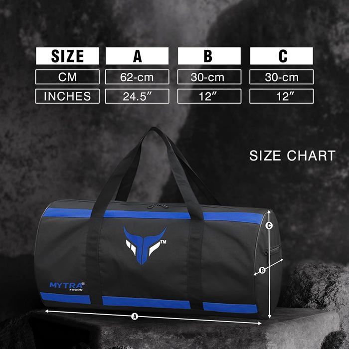 Sac de Sport - Mytra Fusion - M3 Bleu - Léger - Résistant - Polyvalent