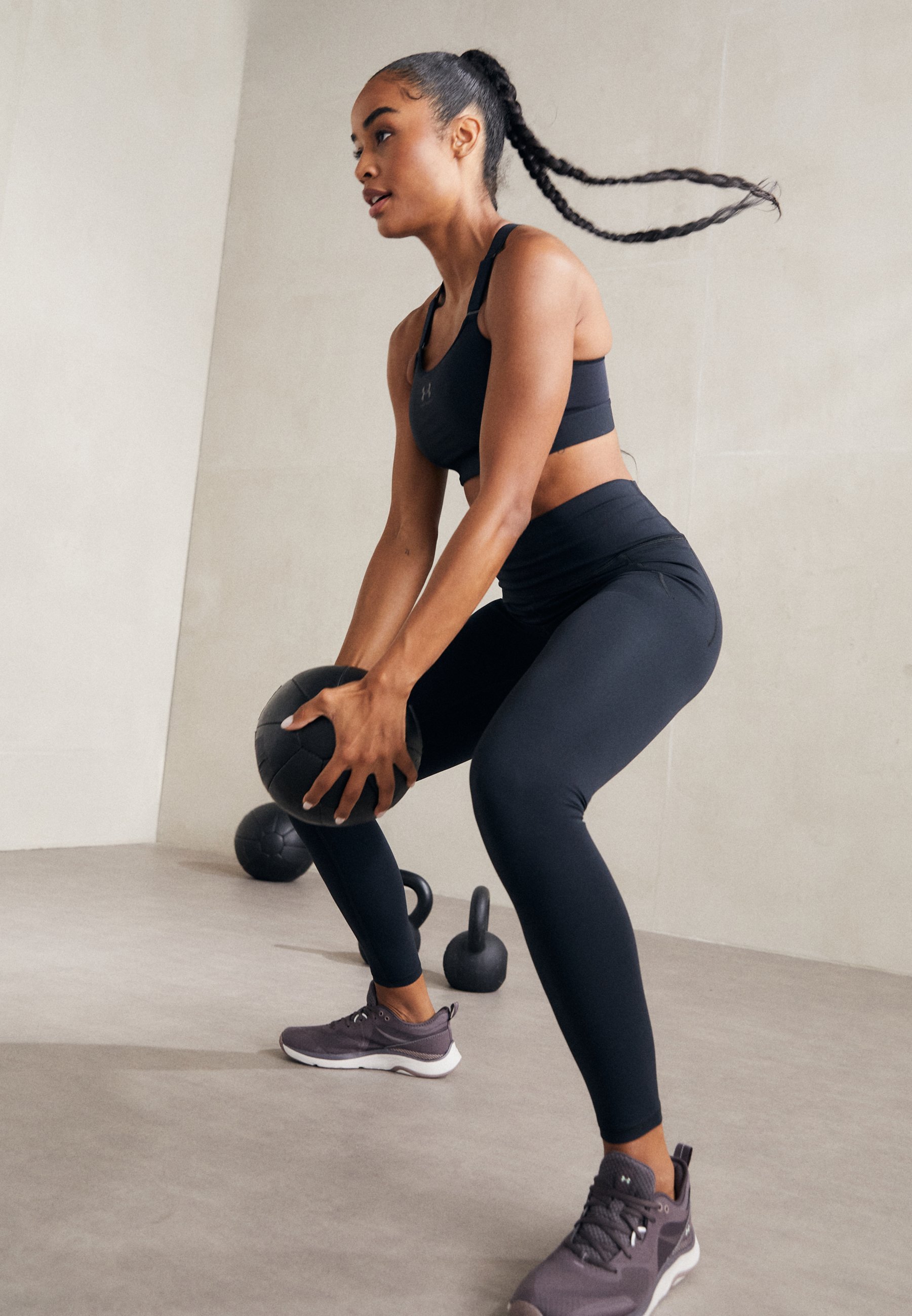 Legíny Under Armour MERIDIAN - čierna