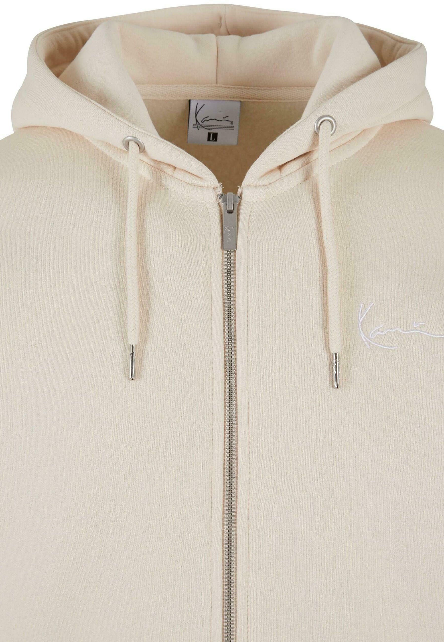 Karl Kani AUTHENTIC STAR LOGO - Sweatshirt met rits - licht zand