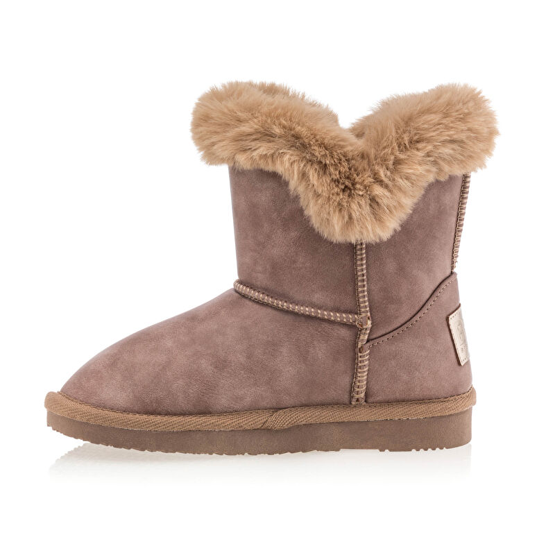 Braune Mädchenstiefel