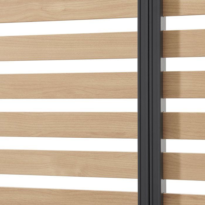 Lamas de aluminio para pérgolas - GAYA - Compatibles con PERGOLAGAYA - Gris y natural - 229 x 93 cm