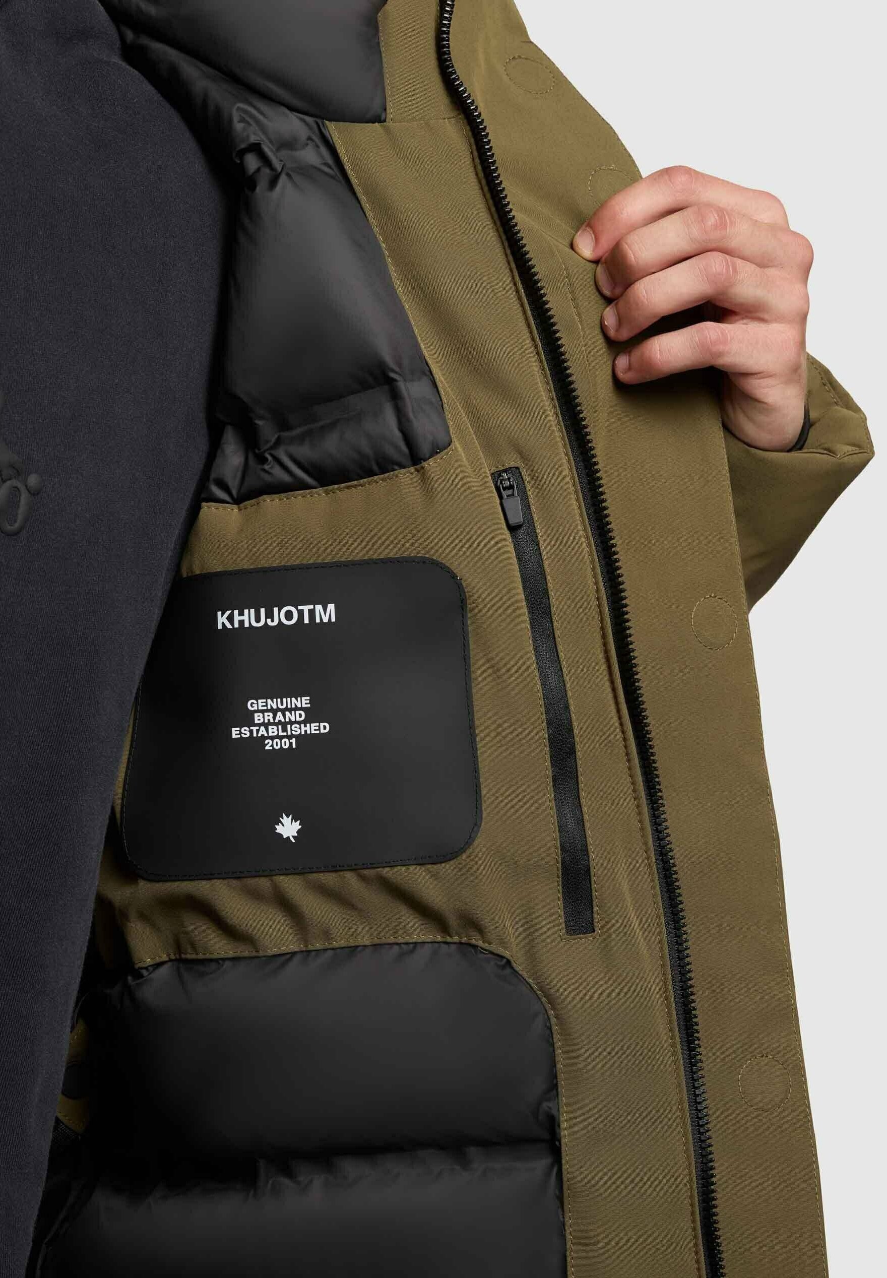 khujo KANN2 - Cappotto invernale - verde macchia