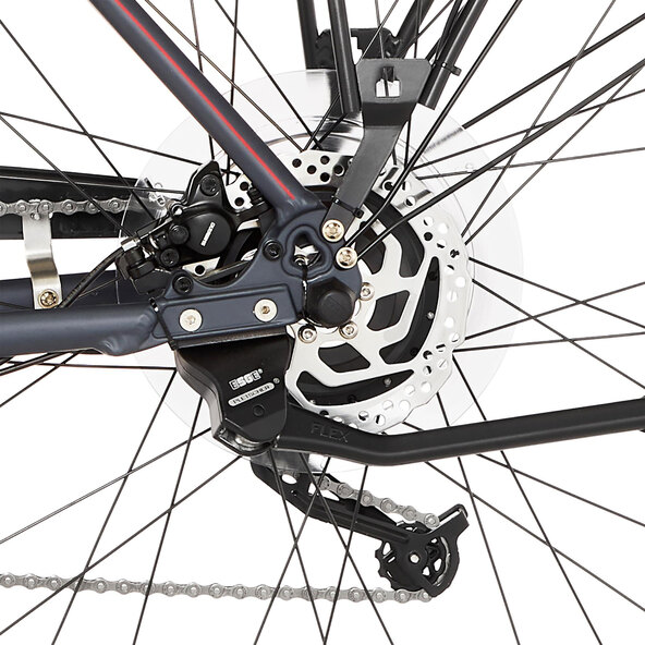 Bicicletă electrică de drumeție VIATOR 1.0 pentru bărbați 422, înălțime cadru 50 cm