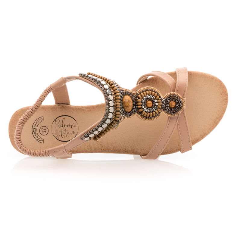 Brune sandaler / sko med åpen tå til dame
