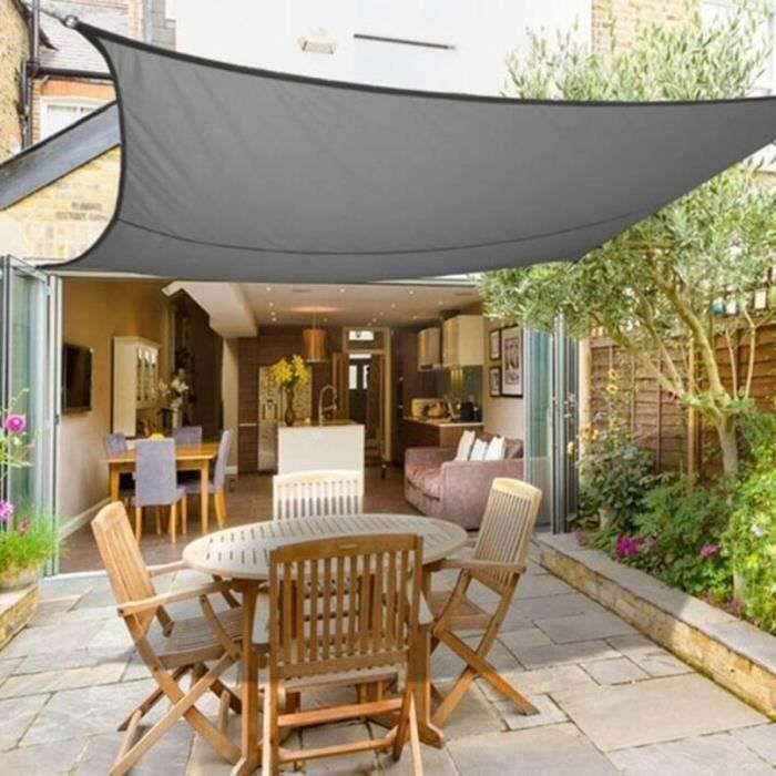 Vela de sombra - L0144B - Rectangular - Gris - 2,5 x 3 m