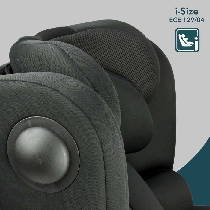 Seggiolino auto convertibile - BAMBISOL - AY575N - Gruppo 1/2/3 - I-Size - Isofix - Riduttore - Nero