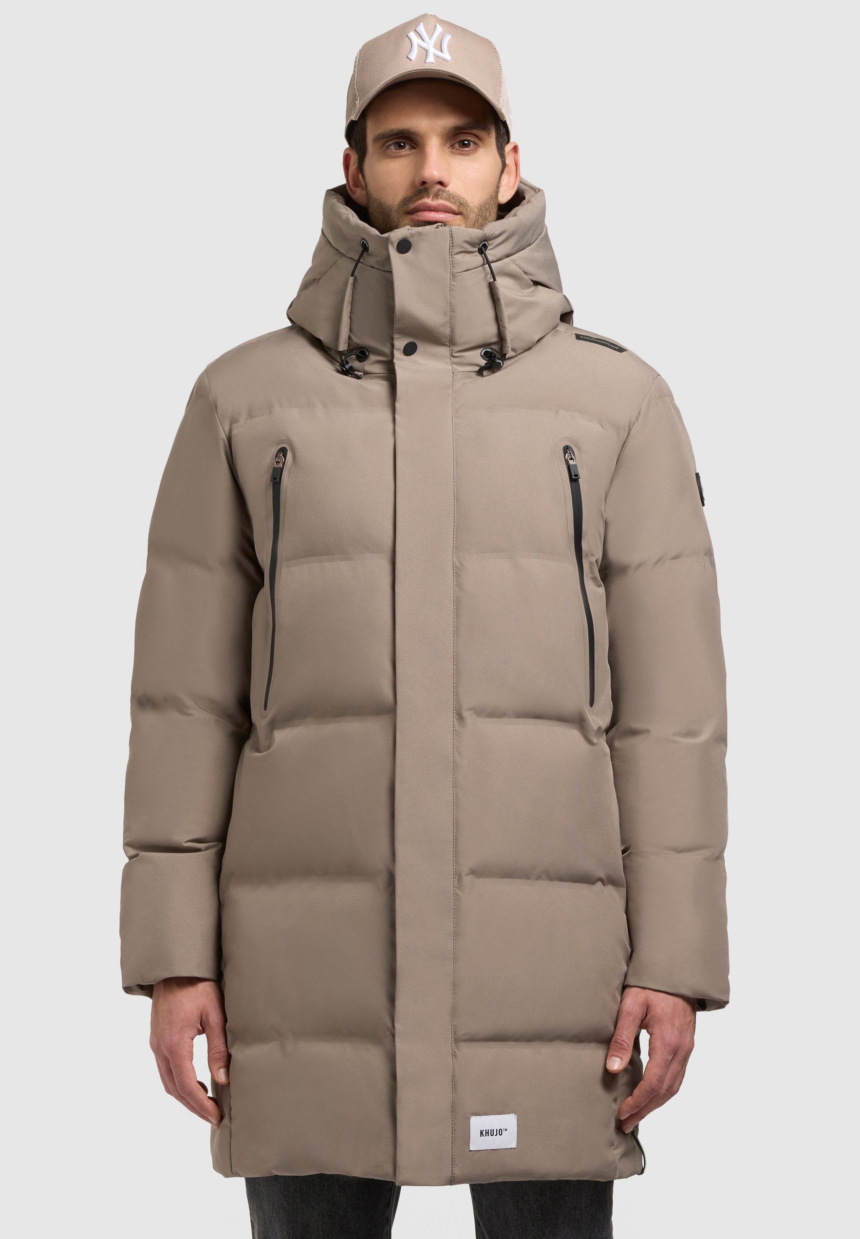 khujo MORSE - Winterjas - graubeige
