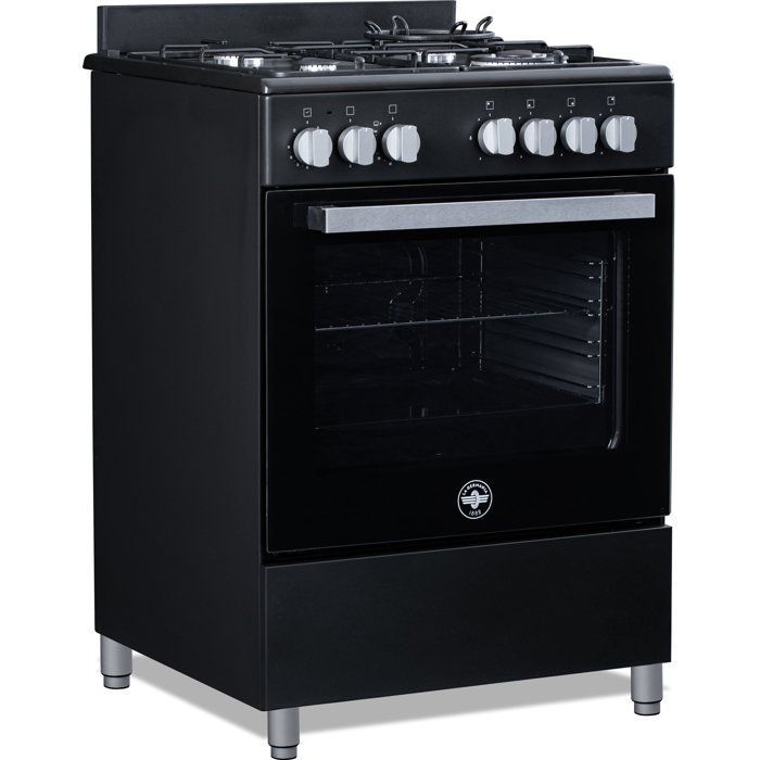 BERTAZZONI LA GERMANIA PIA60GN Cucina a Gas - 4 Fuochi - 10,35 kW - 60 cm - Nero