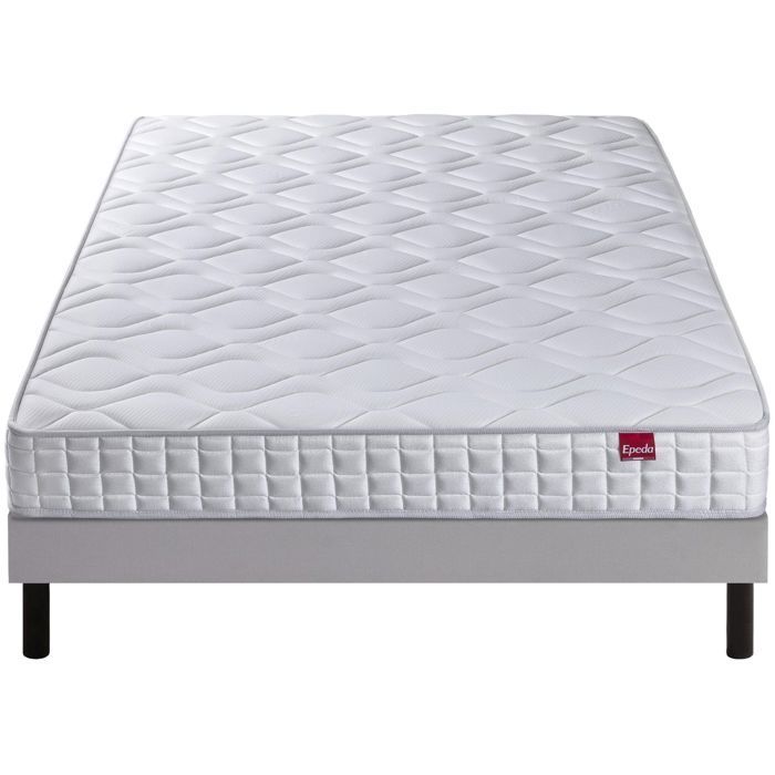Ensemble sommier et matelas 90x190 cm ressorts ensachés ferme Epeda Distinct 3