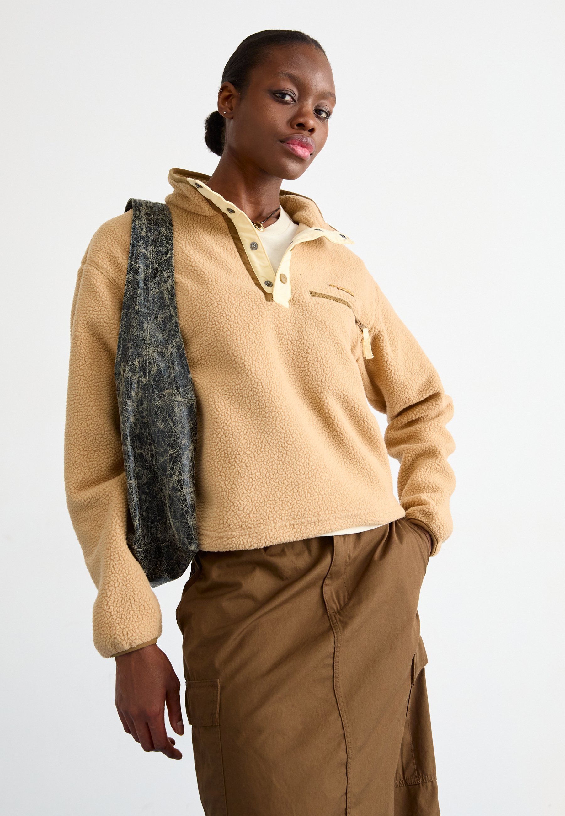 Columbia HELVETIA™ II CROPPED HALF SNAP - Fleece trui - kano