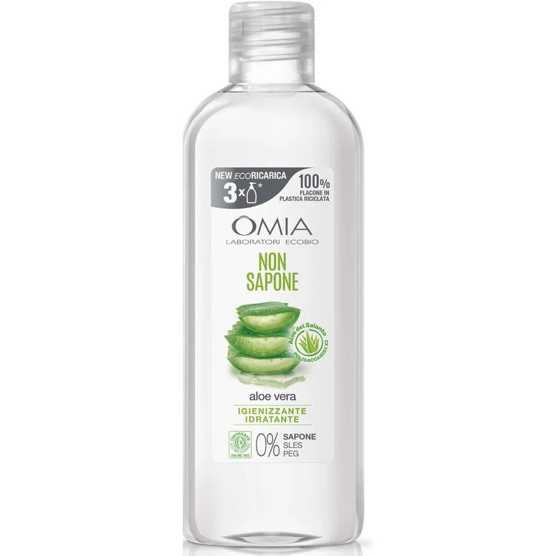 OMIA Omia Eco-Recharge Non-Soap Crème pour les mains Ecobio à l'aloe vera 750 ml